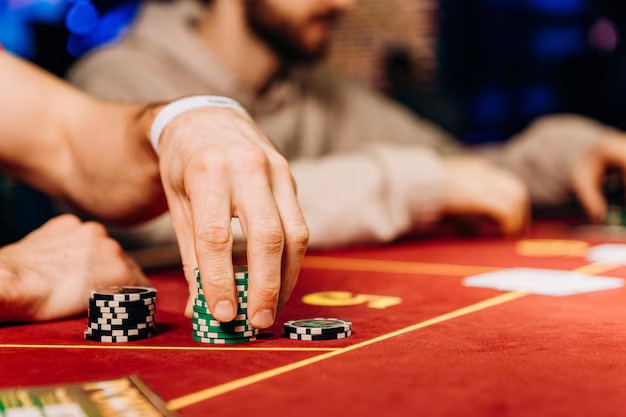 Payout table and betting options Betting interface and payout table
